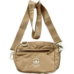 Adidas Originals small tan crossbody bag in excellent used condition